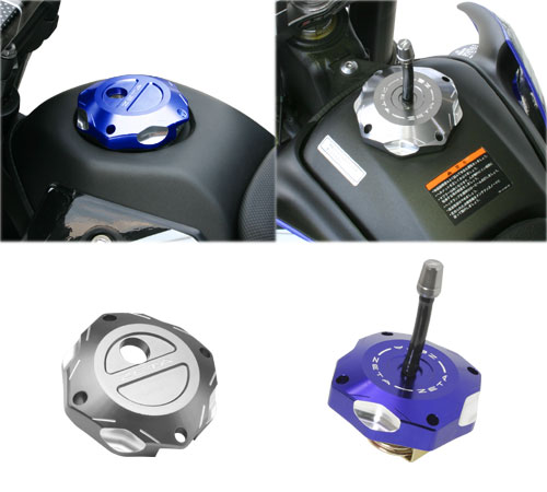 Zeta Billet Gas Cap ZE87-0603 Red