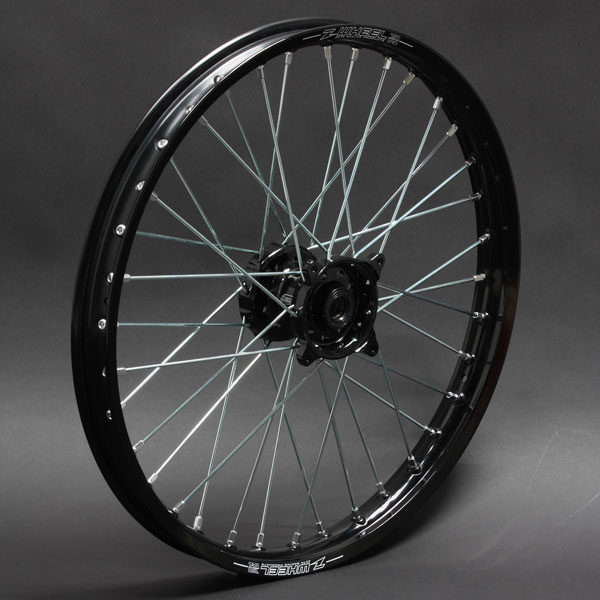 完成品 ZETA（ジータ）Z-WHEEL AR1 F SUS KX/KXF 06- KLX450R GRNハブ カラーオーダー｜W21-43119 